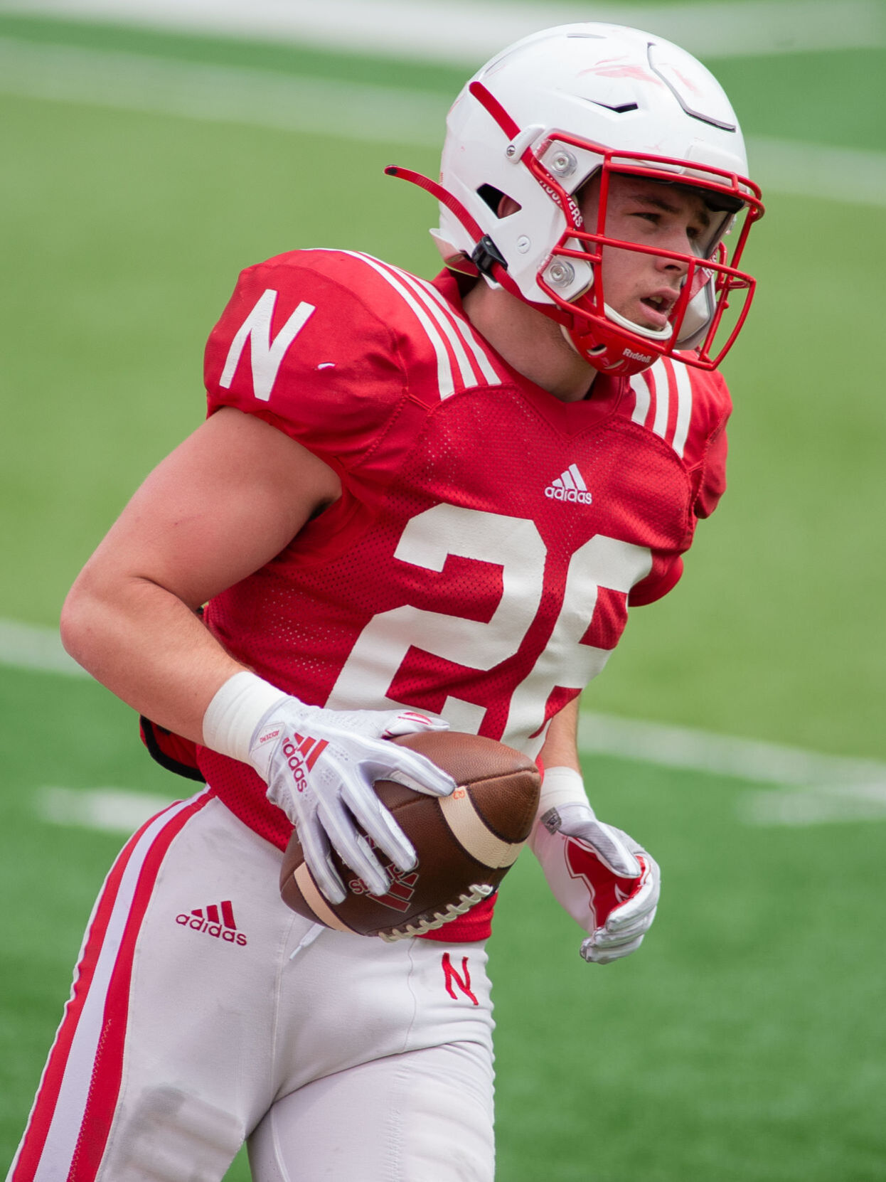 Nebraska football practice, 4.17